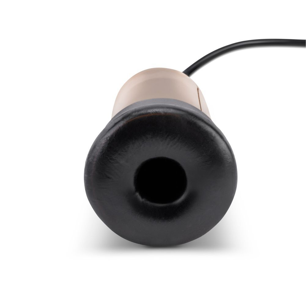 Мастурбатор с вибрацией Head Stroking (Цвет: дымчатый)