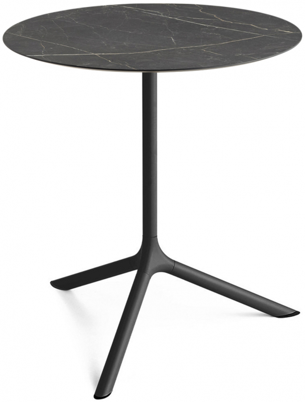 Стол ламинированный обеденный Scab Design Tripe Maxi, черный, черный мрамор Сахара