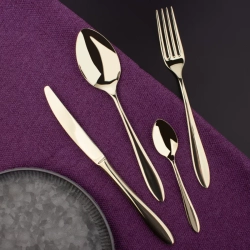 Набор столовых приборов 24 предмета на 6 персон Cristema Colombo шампань