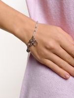 Браслет "Moon" из лунного камня Silver