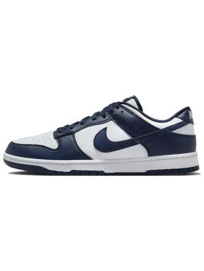 Nike Dunk Anti-Slip Wear-Resistant Low-Top Кроссовки White Blue