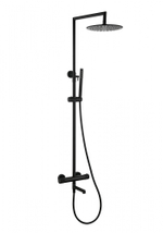 19170-C Душевая система с термостатом (ЧЕРНЫЙ) GANZER (5/1шт)