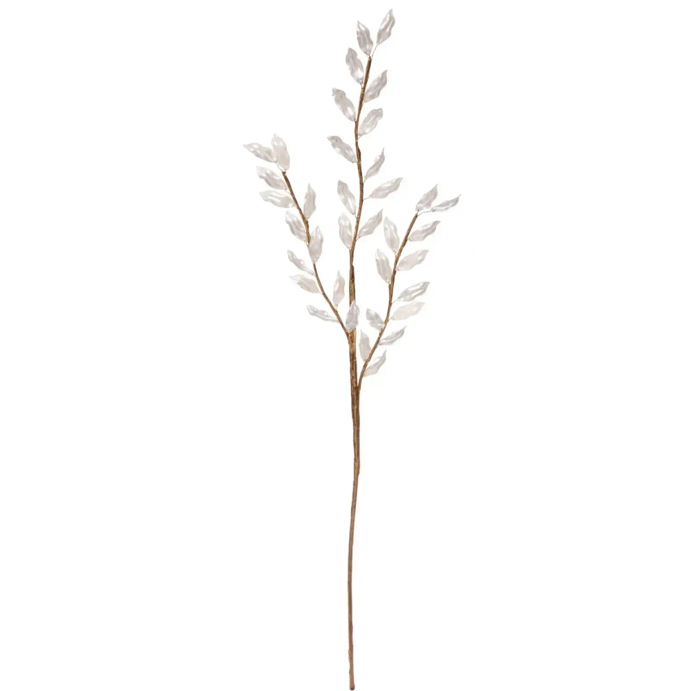 Ветка декоративная «Блеск камней» 63 см, Золото