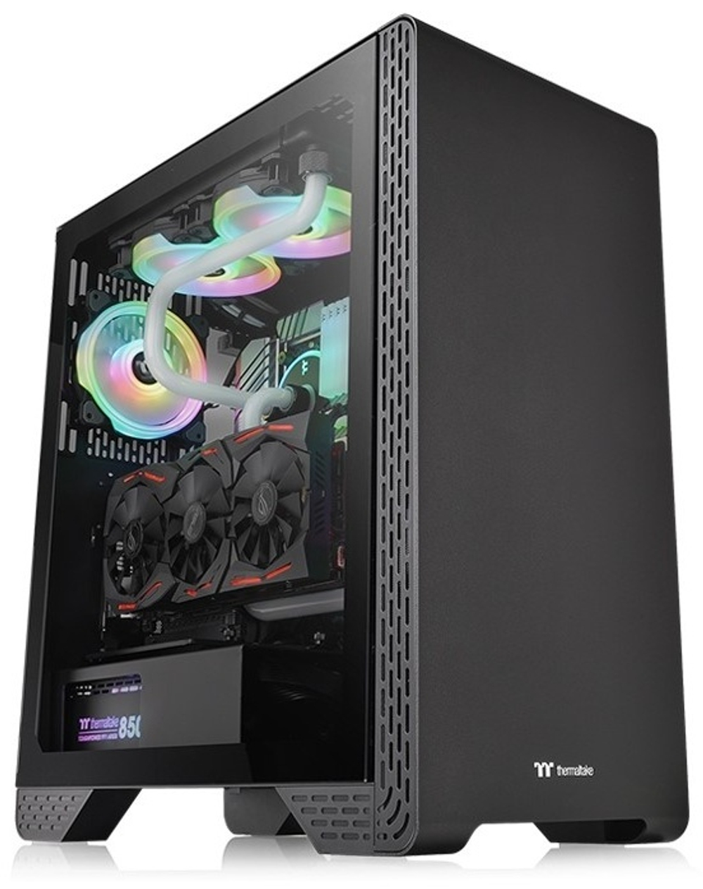 Корпус Thermaltake S300 TG CA-1P5-00M1WN-00 черный