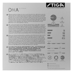 Накладка для ракетки Stiga DNA Platinum S 2.3 red