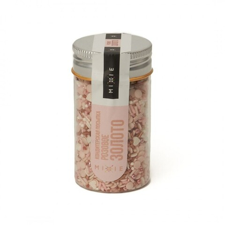 Посыпка фирменная MIXIE "Розовое золото" 50 гр