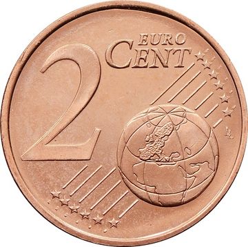 2 евроцента 2007 Финляндия (2 euro cent)