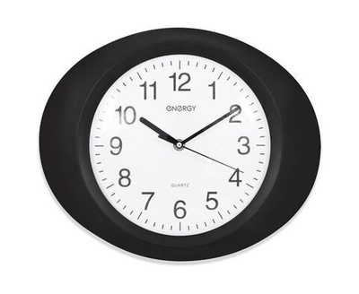 Часы настенные Energy EC-04 33*27,5*4,5см (овальные) плавный ход, пластик, АА*1шт нет в компл