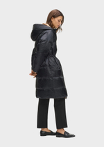 Пуховик двухсторонний KARL LAGERFELD Reversible Long Logo Down Coat