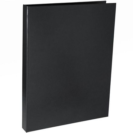 Папка для дипломных работ без бумаги, на тесьме, без надписи, черная, Jenzol