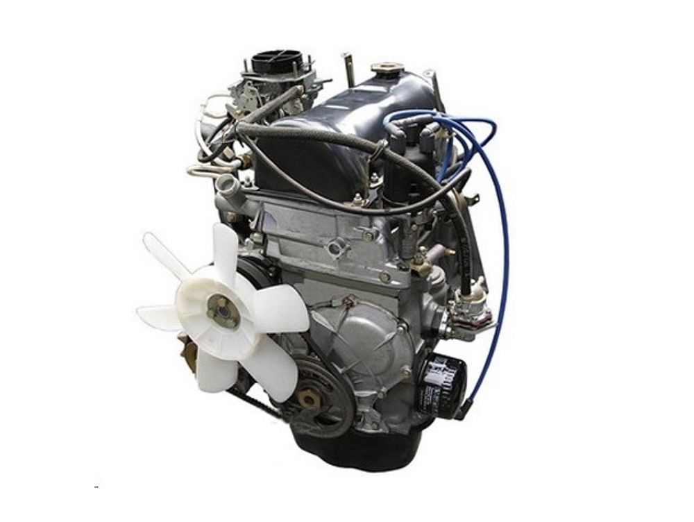 Двигатель с оборудованием в сборе /21213/ 1,7 карбюр. без генератора №1354764 (LADA)