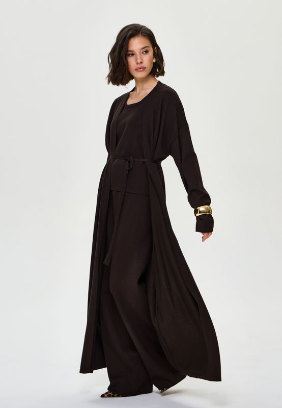 Костюм-тройка брючный трикотажный