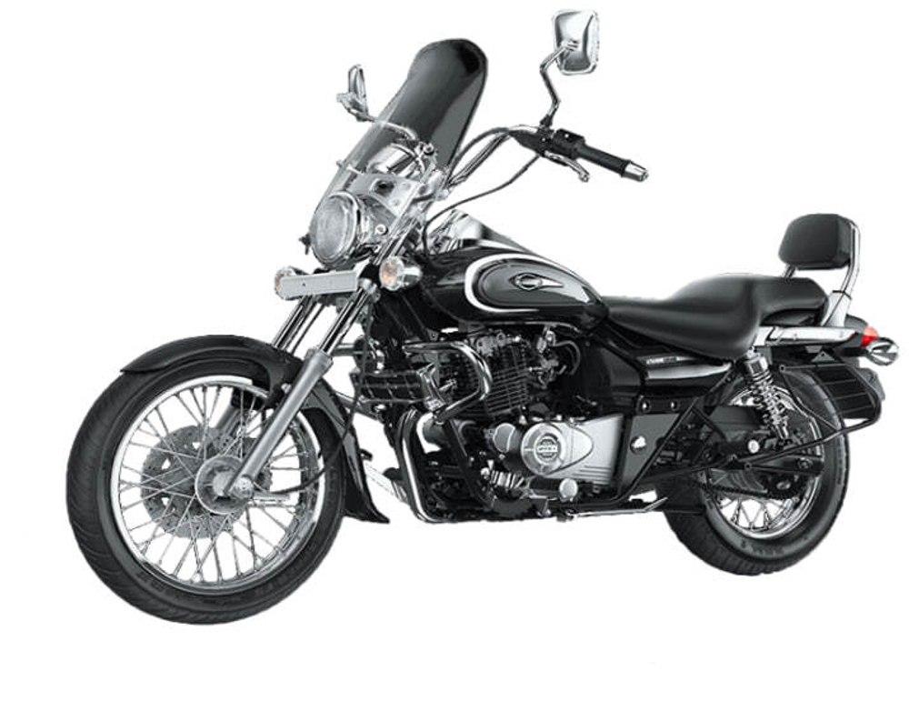 Мотоцикл Bajaj Avenger 220 Cruise черный глянцевый
