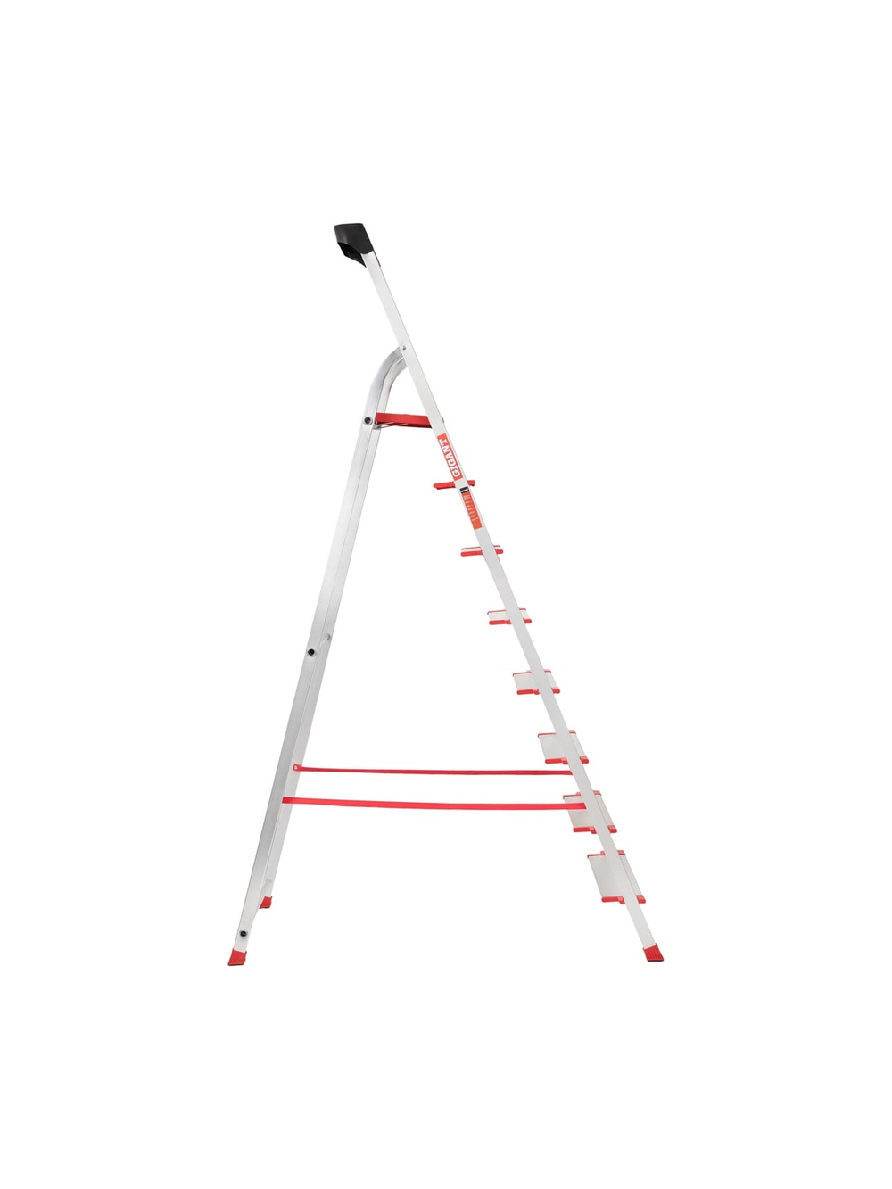 Стремянка Gigant анодированные боковины, 8 ступеней, PROFI AAA-06