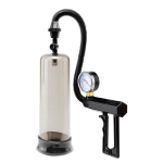 Черная мужская помпа PISTOL-GRIP POWER (Цвет: дымчатый)