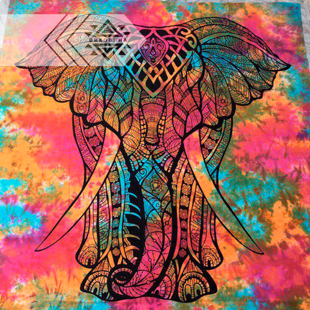 Этническое полотно Слон