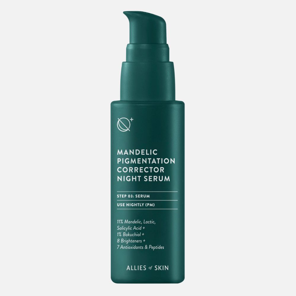 ДЕФЕКТ УПАКОВКИ: ALLIES OF SKIN Mandelic Pigmentation Corrector Night Serum Обновляющая ночная сыворотка с миндальной кислотой против пигментации, 30 мл