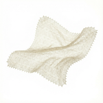 Платок "Северные узоры" из ультрамягкого оренпуха - Черный