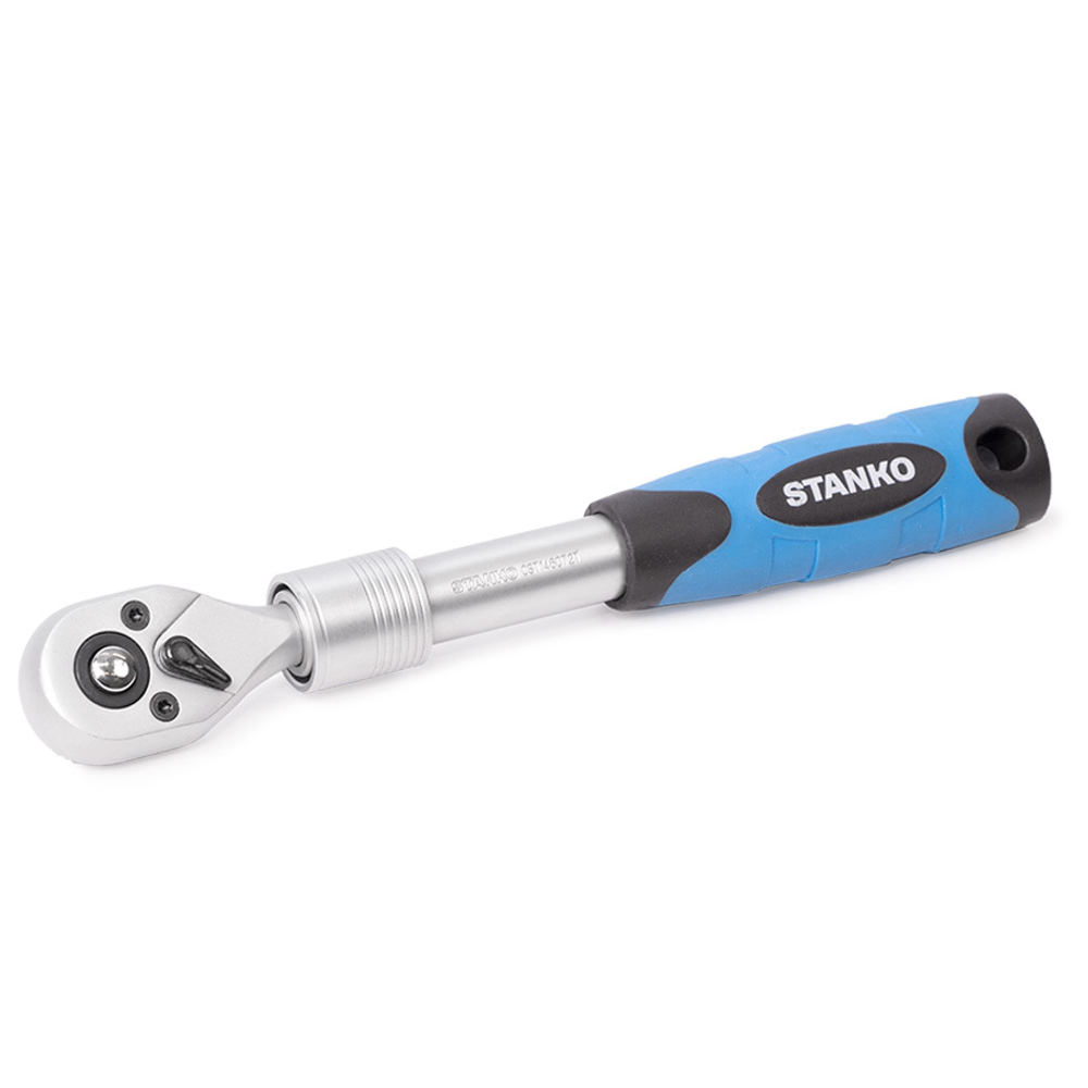 Рукоятка трещоточная телескопическая 190-250 мм 72 зуба 1/4' CST146072T