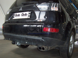 Фаркоп оцинкованный Galia C054C для CITROEN C-CROSSER 2007-, PEUGEOT 4007 2007-, MITSUBISHI OUTLANDER 2007-2012,(паспорт и сертификат в комплекте)(без электрики)