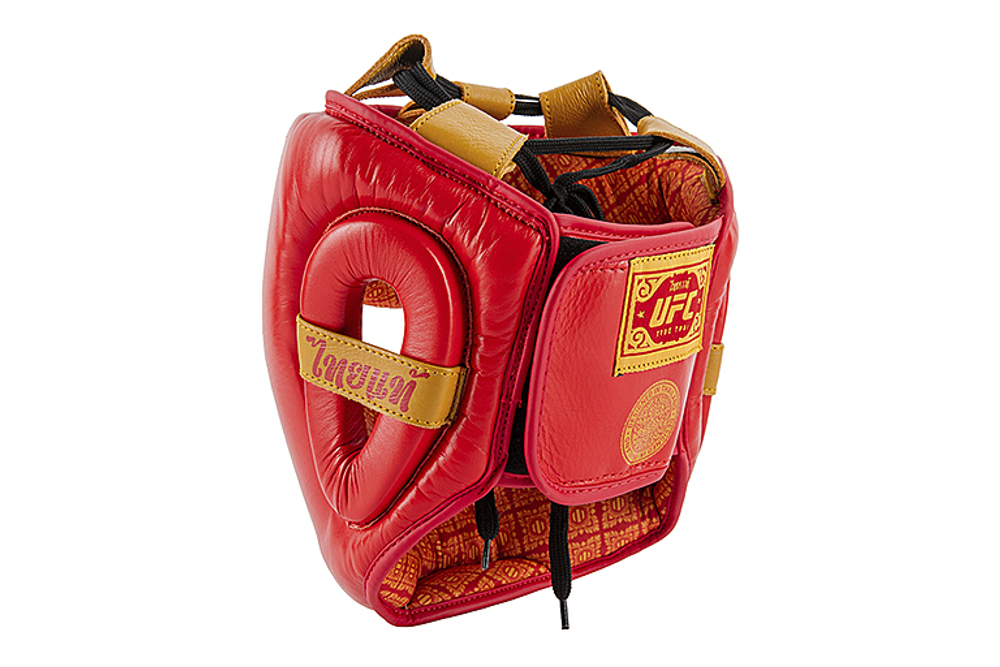UFC Premium True Thai Шлем для бокса, цвет красный, размер L