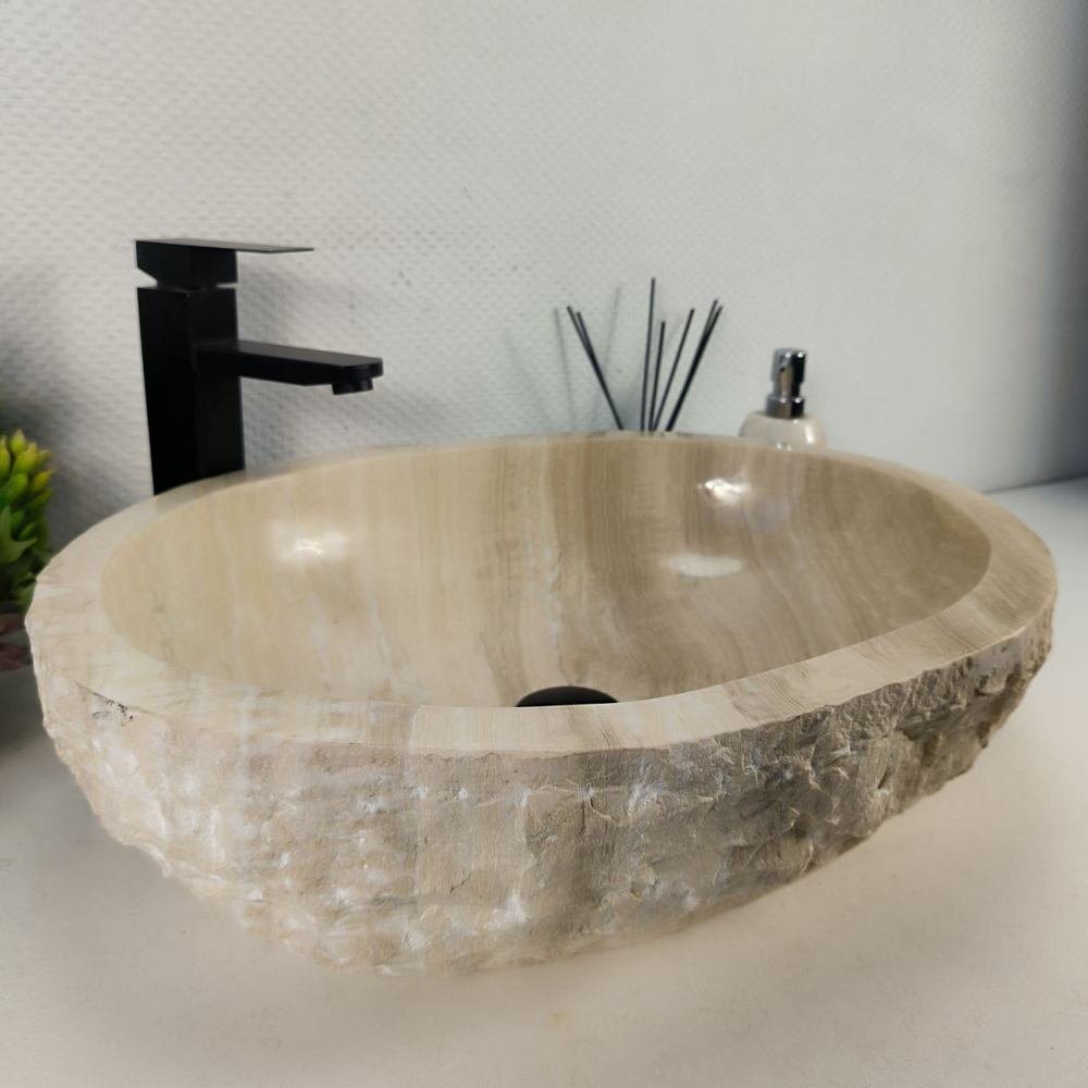 Раковина из оникса Erozy White EO-64440 56*43*15 0214