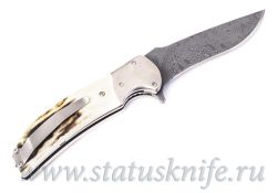 Нож RJ Martin Q36  Damascus Mammothфотография - 4