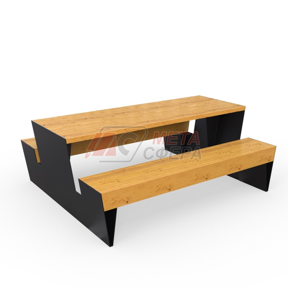 Стол уличный Терон с лавками