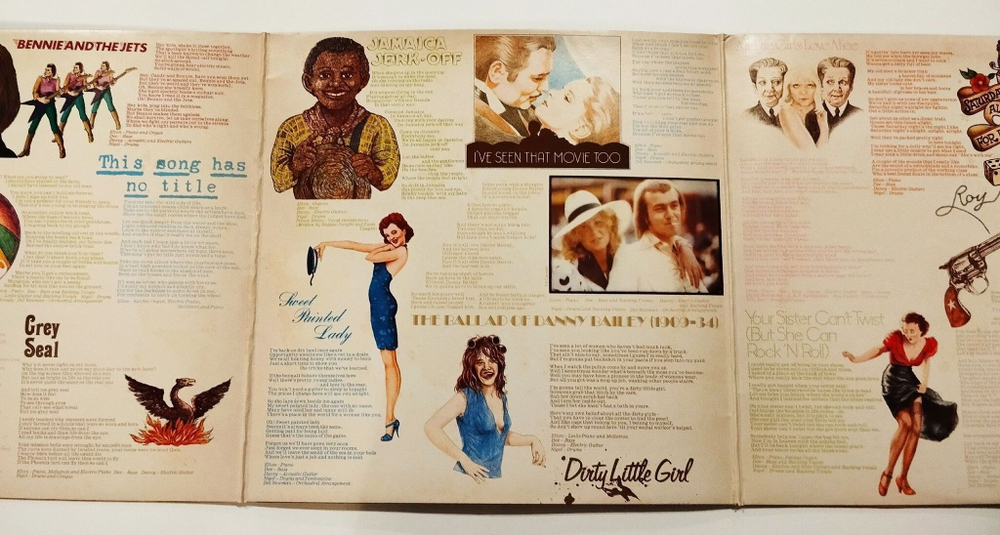 Винтажная виниловая пластинка LP Elton John Goodbye Yellow Brick Road 2LP (Japan 1974) (No Obi)