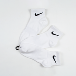 Носки Nike Everyday (короткие) 3 пары, бел.