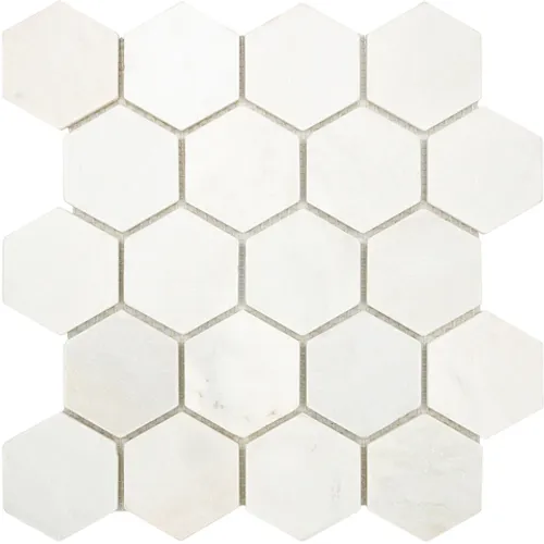 Мозаика Hexagon VMw 64x74 состаренный натуральный мрамор