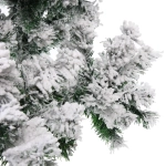 Ёлка «Камелия» 180 см, ПВХ с белым инеем (600 веток)