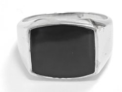 Ювелирное мужское кольцо из серебра