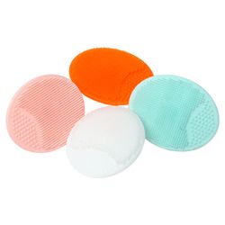 Терка-скраб для лица-тела овальная, силиконовая