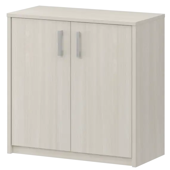 Стеллаж низкий закрытый А-302/А-602 Ясень шимо 770x365x850 Арго