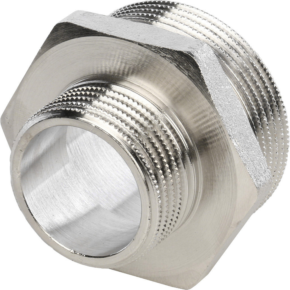 Ниппель переходной STOUT НН 1 1/2"X1" никель