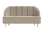 Кушетка Фелини, Бежевый\Коричневый, Микровельвет, 109861