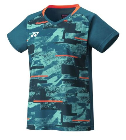 Женская теннисная футболка Yonex Crew Club - blue green