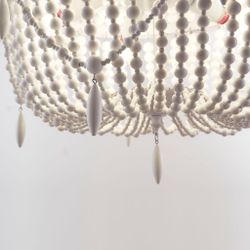 Люстра Anselme White Wood Large Chandelier By Imperiumloft