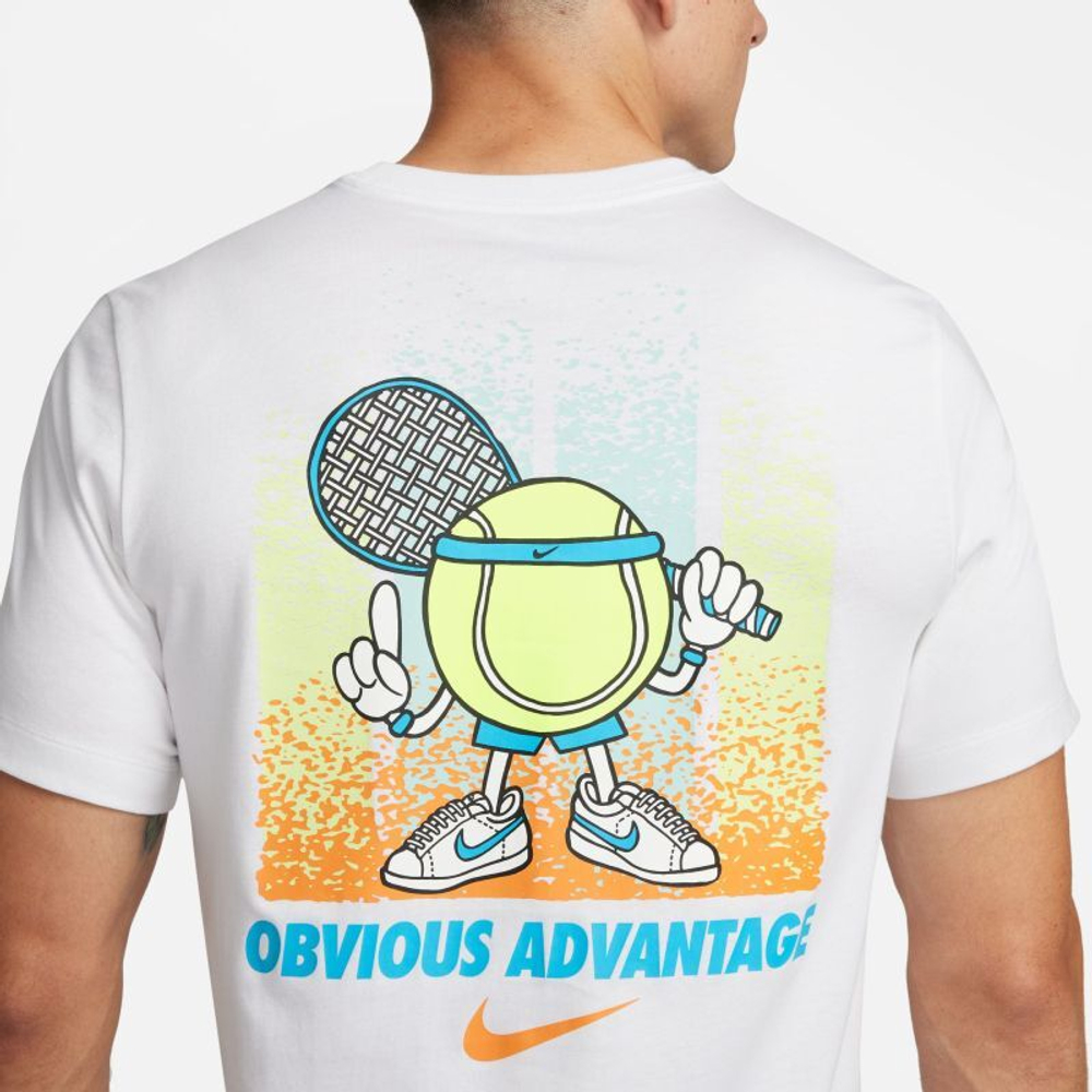 Мужская теннисная футболка Nike Court Open T-Shirt - white