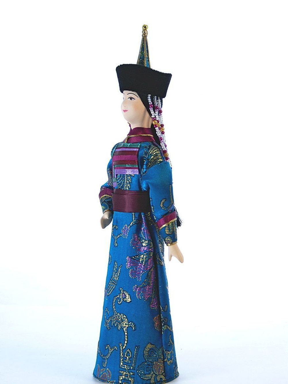 Кукла коллекционная Тувинский женский костюм