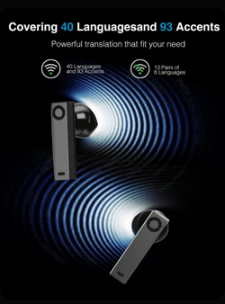 Наушники переводчики Timekettle X1 AI Interpreter Hub 2025 с переводом мультимедиа