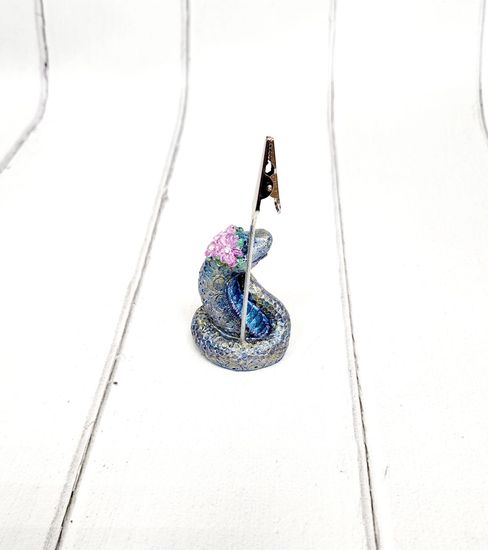 Держатель "Змейка", синяя