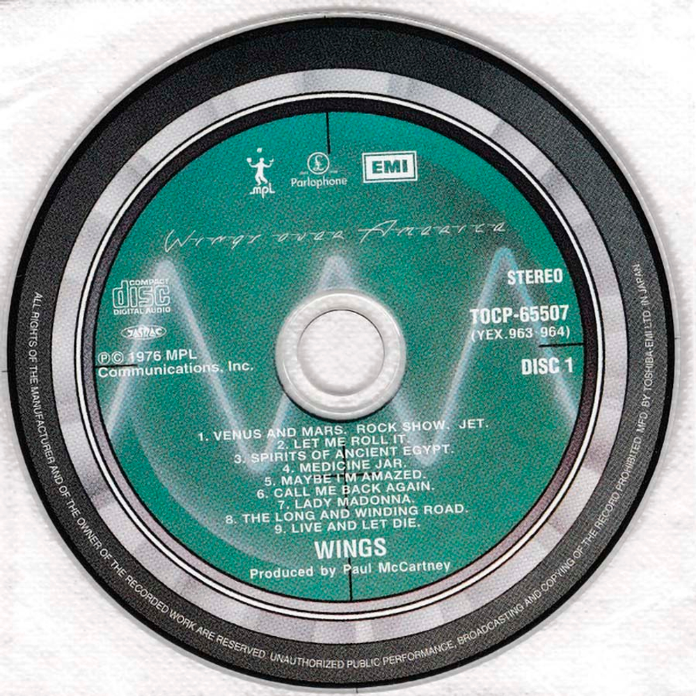 Wings / Wings Over America (3 Mini LP CD)