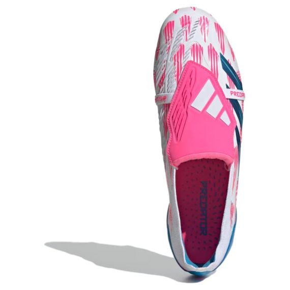 Элитные бутбольные ботинки Adidas PREDATOR Белые/красные/синие Унисекс