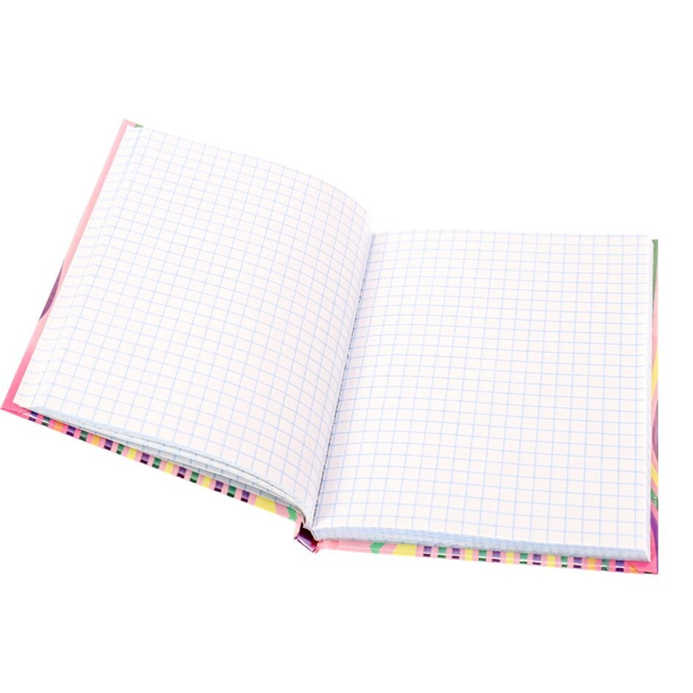 Записная книжка А6, Проф-Пресс, 7БЦ, глянцевая ламинация, твин-лак, холодная фольга, клетка, 96 л, "Необычный кофе"