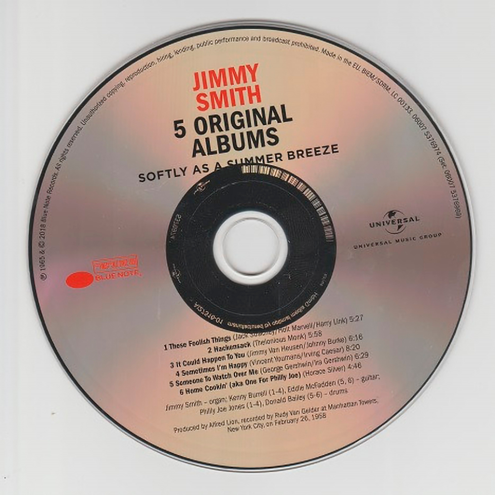 Jimmy Smith / 5 Original Albums (5CD)