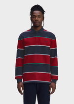 Джемпер-поло FRED PERRY Heavyweight Jersey Striped Polo Shirt