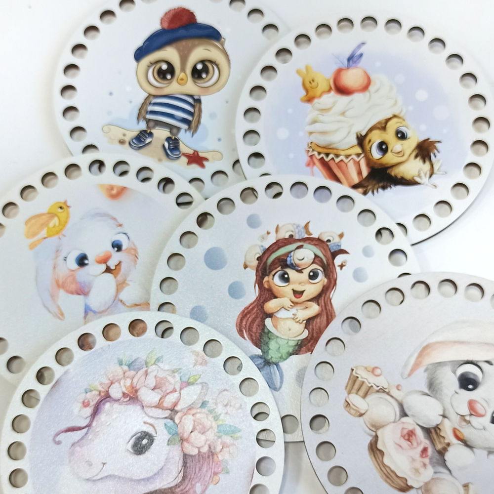 Донышко Принт Детское 12см Животные