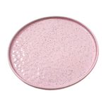 Тарелка Tefat, 257х257х21, розовый, керамика